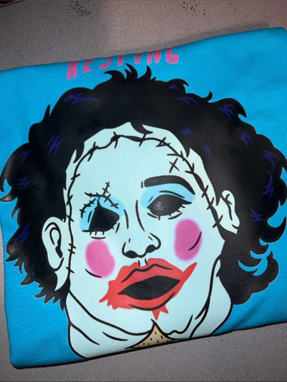 NEW!  RESTING LEATHERFACE tee